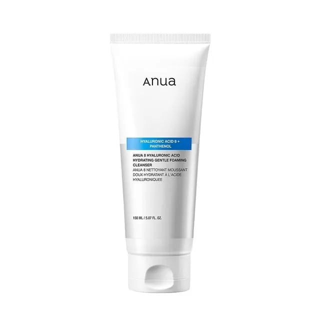 Anua Hyaluronic Acid 8+ Panthenol Hydrating Gentle Foaming Cleanser(150ml)