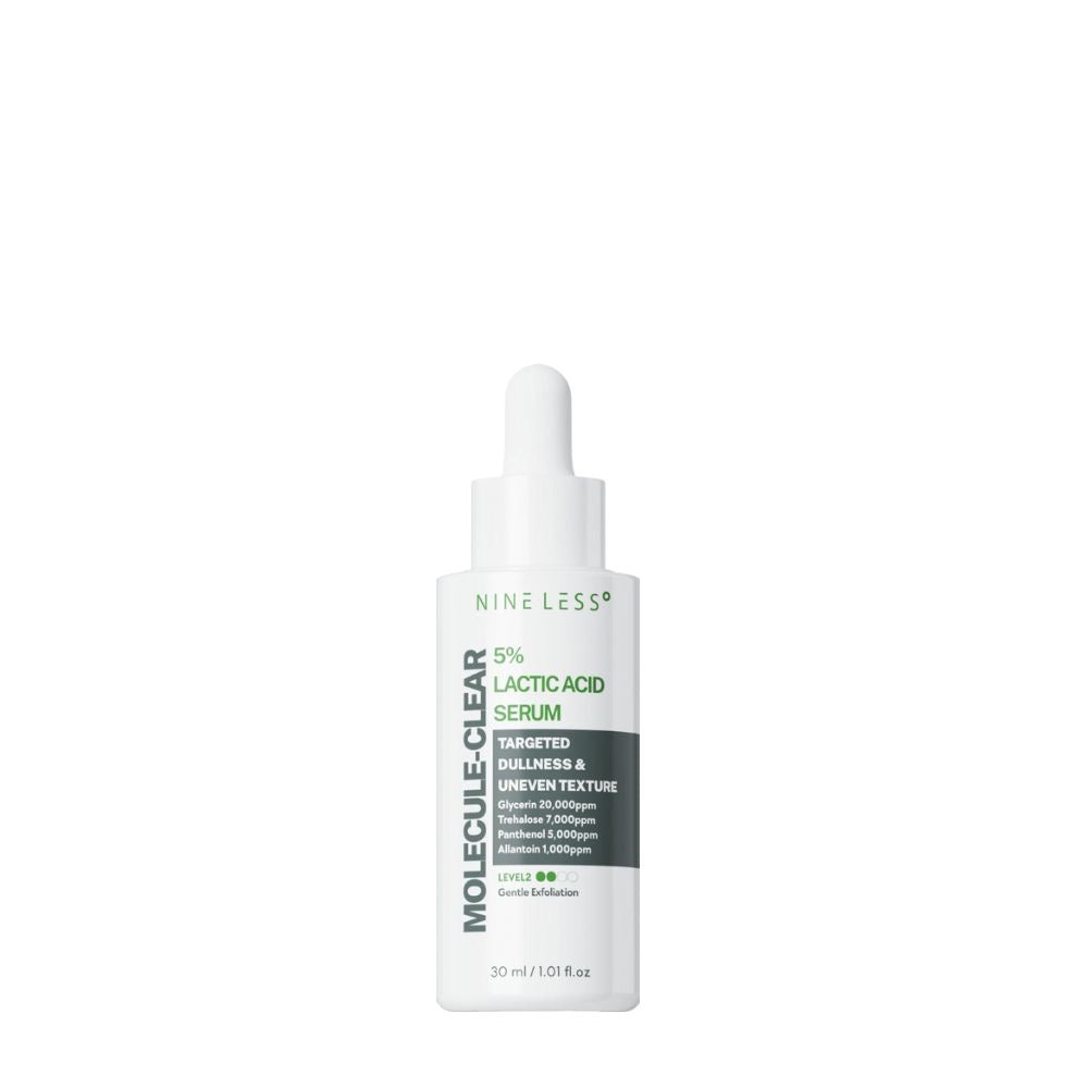 Nine Less Molecule- Clear 5% Lactic Acid Serum