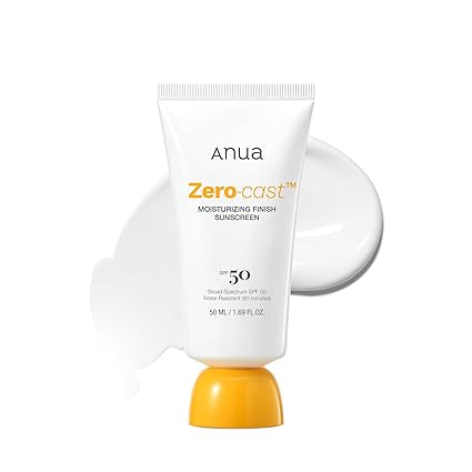Anua Zero-Cast Moisturizing Finish Sunscreen(50ml)