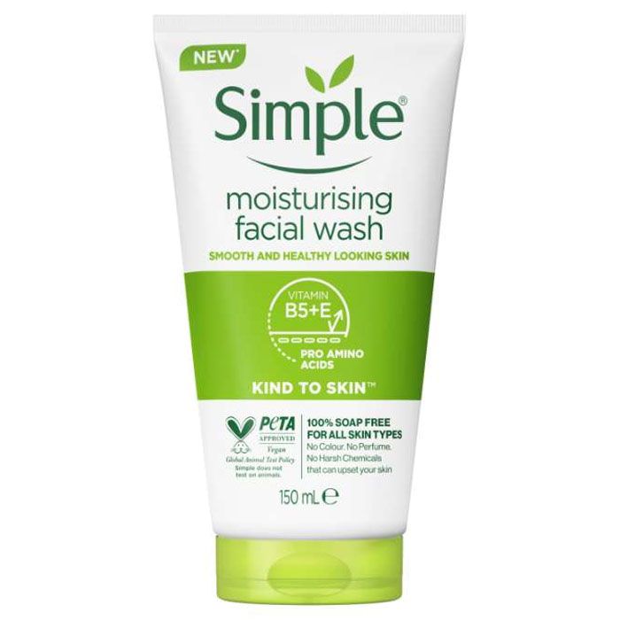 Simple moisturizing facial wash(150ml)