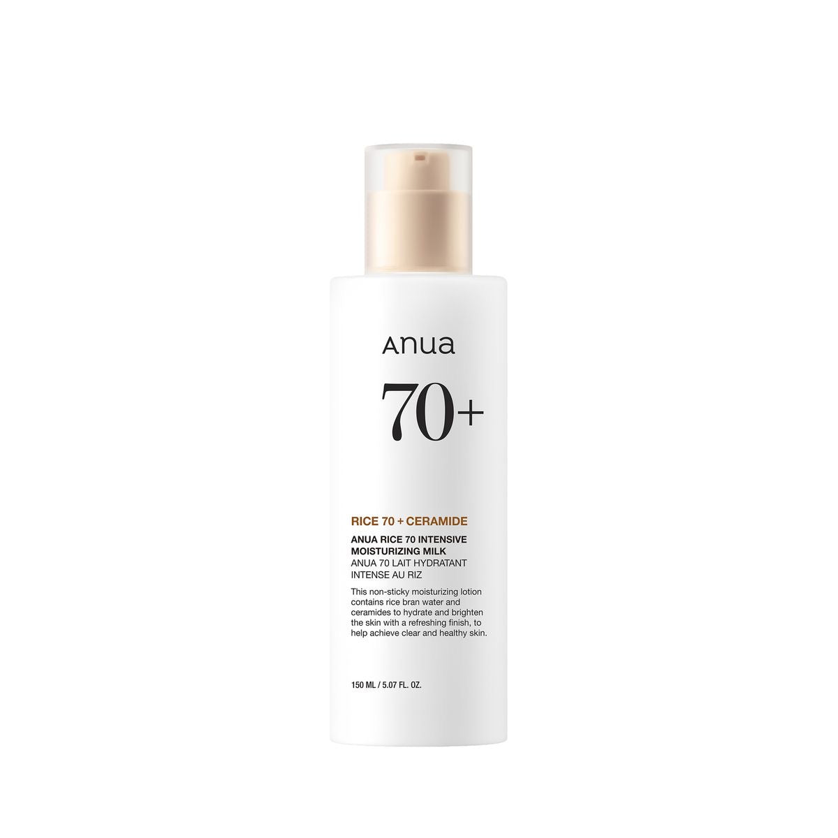 Anua Rice 70+ Intensive Moisturizing Milk-150ml