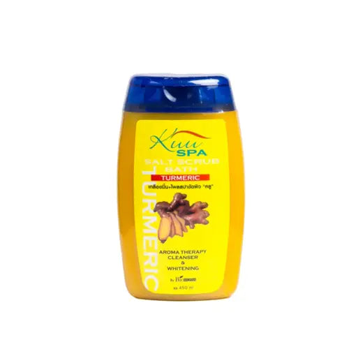 Kuu Spa Salt Scrub Bath With Tumeric 450ml
